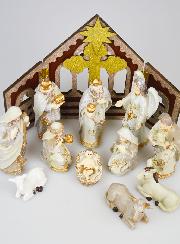 Crèche de Noël Scène 11 Santons - 25cm