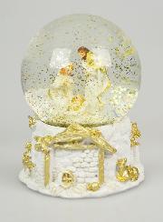 Crèche de Noël Boule en Verre 10cm - Nativité