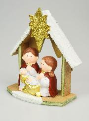 Crèche de Noël Nativité en Grès - 15cm