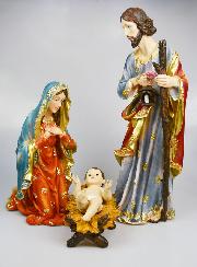 Grande Crèche de Noël Nativité - Santon 60cm
