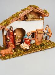 Crèche de Noël 6 Santons - 40cm