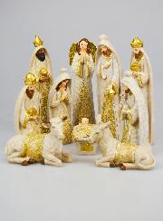 Crèche de Noël  10 Santons - 20cm