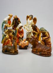 Crèche de Noël 11 Santons - 15cm
