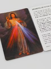 Carte de prière Jésus-Christ Miséricordieux