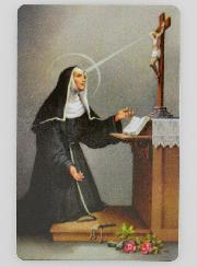 Carte de prière Sainte Rita