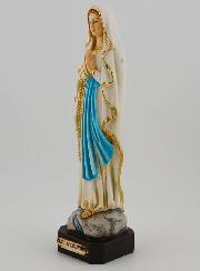 Statue Vierge Marie de Lourdes Polychromée - 15cm