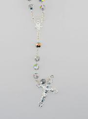 Chapelet en Pierre de Cristal Argent Massif