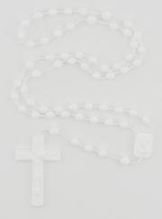 Chapelet Plastique Blanc