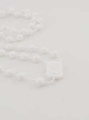 Chapelet Plastique Blanc