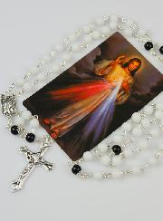 Chapelet Divine Miséricorde en Perles