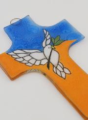Croix Esprit Saint en Verre