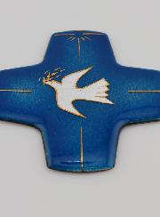 Croix Colombe Esprit Saint Carrée Emaux du Liban