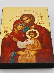 Icone Sainte Famille - 12 cm