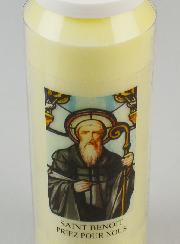 Bougie de Neuvaine Saint Benoît - 17.5cm