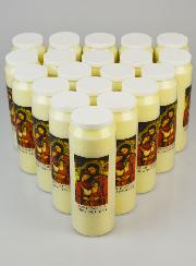 Lot de 20 Bougies de Neuvaine Sainte Famille