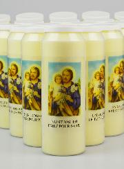 Lot de 20 Bougies de Neuvaine Saint Joseph