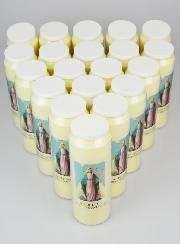 Lot de 20 Bougies de Neuvaine Vierge Miraculeuse