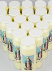 Lot de 20 Bougies de Neuvaine Vierge Miraculeuse