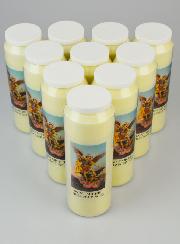 Lot de 10 Bougies de Neuvaine Saint Michel
