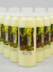 Lot de 20 Bougies de Neuvaine Notre Dame de Lourdes
