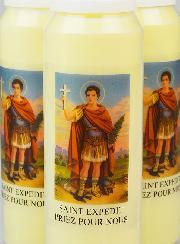 Lot de 3 Bougies de Neuvaine Saint Expédit