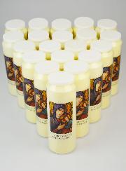 Lot de 20 Bougies de Neuvaine Vierge à l'Enfant