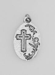 Médaille Religieuse Notre Dame de Fatima Argentée