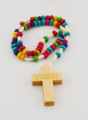Chapelet en Bois Coloré Enfant