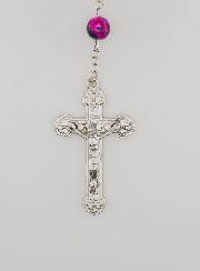 Chapelet en Perles de Nacre Strass Rose