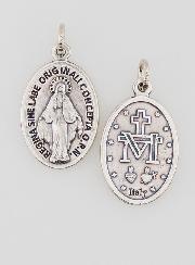 Lot de 25 Médailles Miraculeuses Métal Argenté