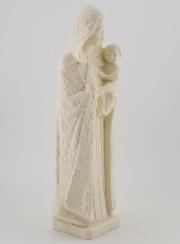 Statue Vierge Marie au Manteau Ton Ivoire