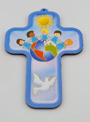 Croix en Bois Enfant du Monde