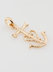 Pendentif Croix de Camargue Plaqué Or - 18mm