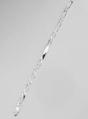 Gourmette en Argent Massif 18cm - Maille Figaro 5mm