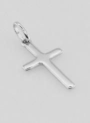 Pendentif Croix Simple en Argent 18mm