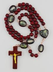 Chapelet Notre Dame de Lourdes - Grains en Bois