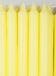 12 Bougies Teintées Masse de Prières Ivoire