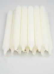 12 Bougies Teintées Masse de Prières Blanche