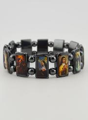 Bracelet des Saints Protecteurs - Hématite Noire