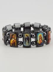 Bracelet des Saints Protecteurs - Hématite Noire