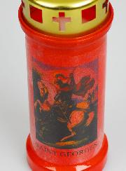 Bougie de Cimetière Rouge - Saint Georges