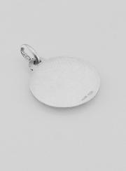 Médaille Sacré Coeur de Jésus en Argent Massif - 18mm