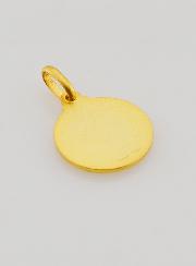 Médaille Sacré Coeur de Jésus en Plaqué Or - 14mm