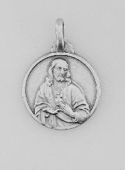 Médaille du Scapulaire en Argent Massif - 16mm