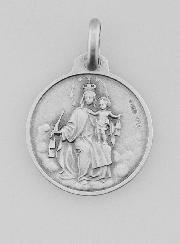 Médaille du Scapulaire en Argent Massif - 16mm
