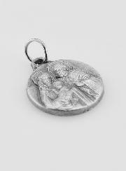 Médaille Sainte Famille en Métal Argenté - 18mm