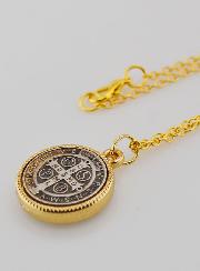 Médaille de Saint Benoît + Chaîne
