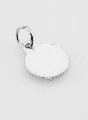 Médaille Sainte Anne en Métal Argenté - 12mm