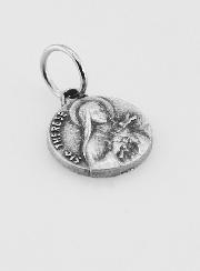 Médaille Sainte Thérèse en Métal Argenté - 12mm