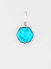 Médaille Vierge Marie 8mm - Turquoise